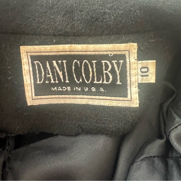 Dani Colby heavy winter warn jacket button VTG - Picture 5 of 6